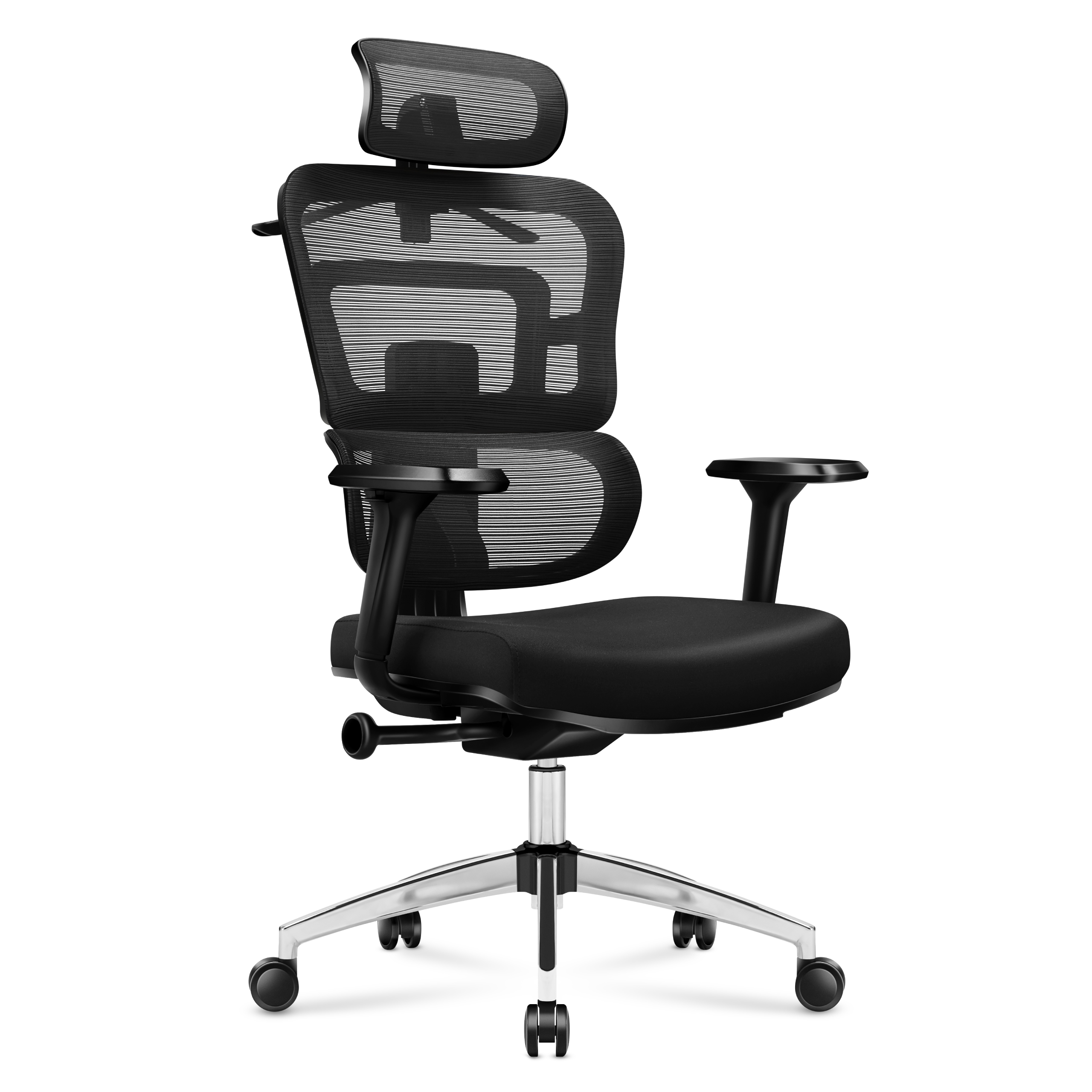 Lewy skos przodu fotela gamingowego Expert 4.9 Black