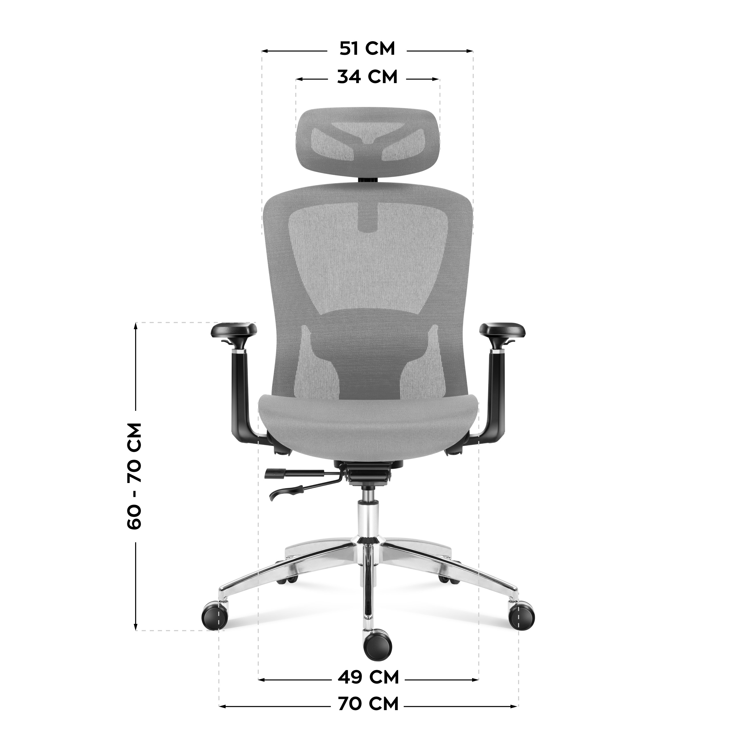 Wymiary fotela Expert 5.3