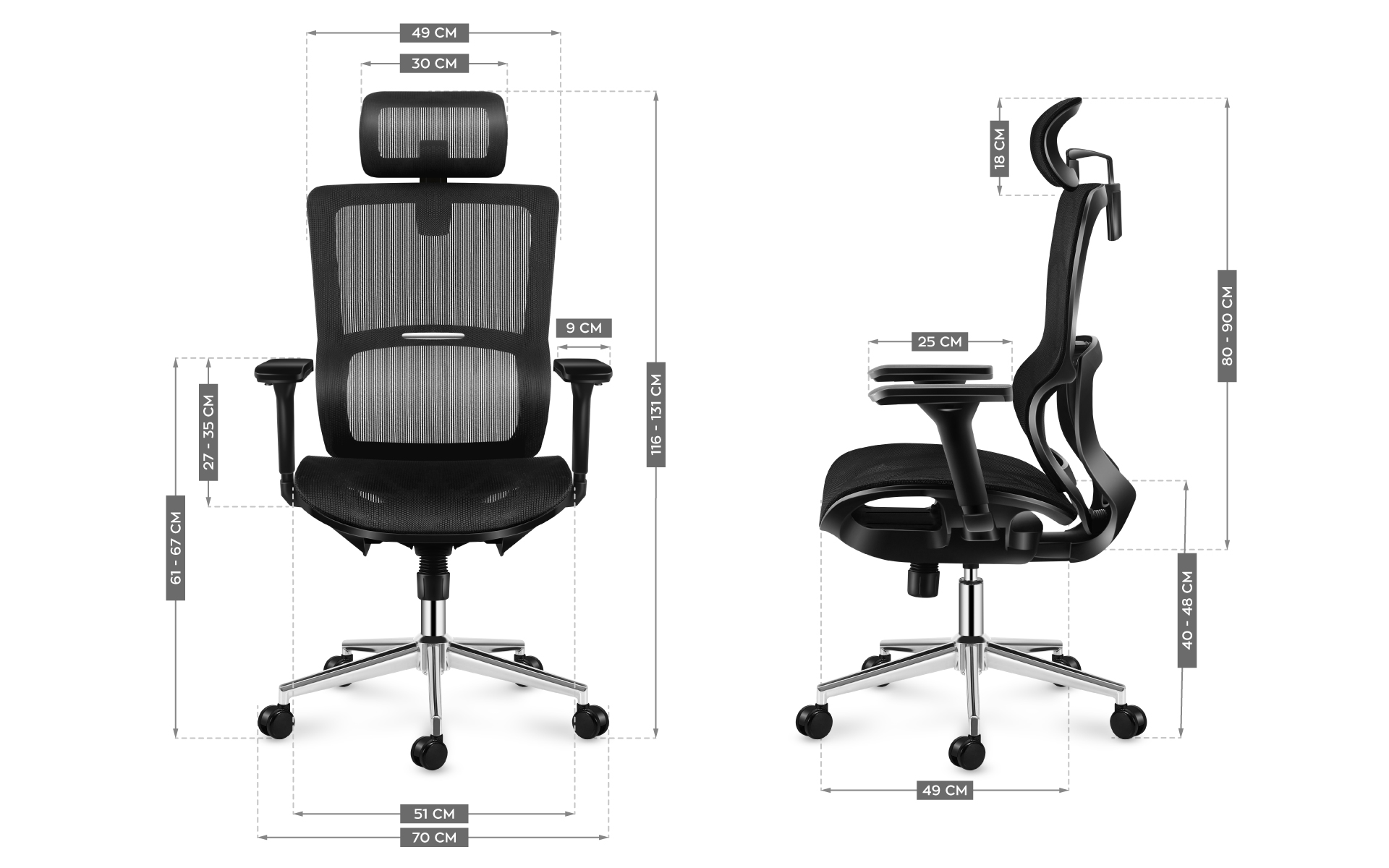 Wymiary Experta 6.2 Black
