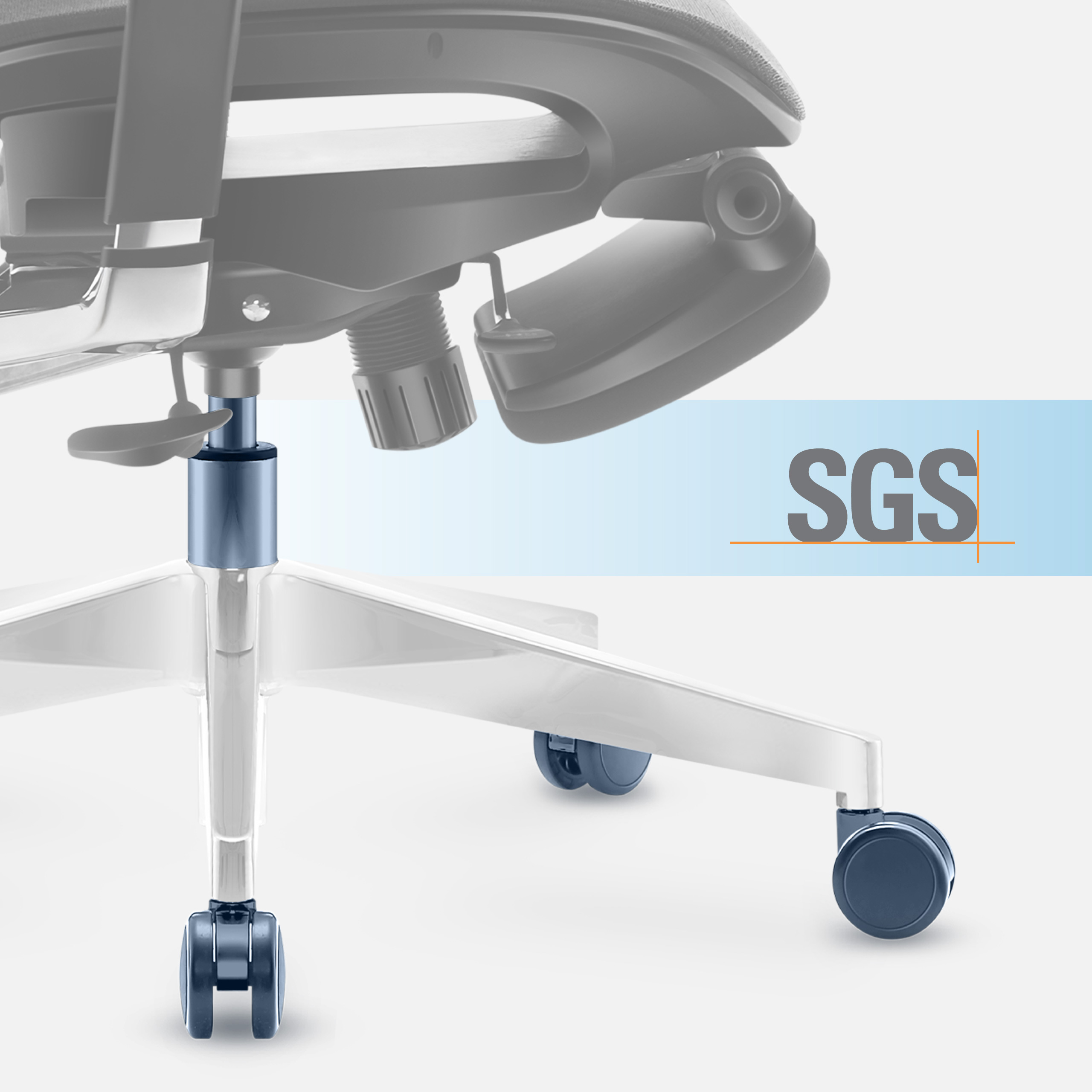 Aluminiowa gwiazda w fotelu Expert 9.6