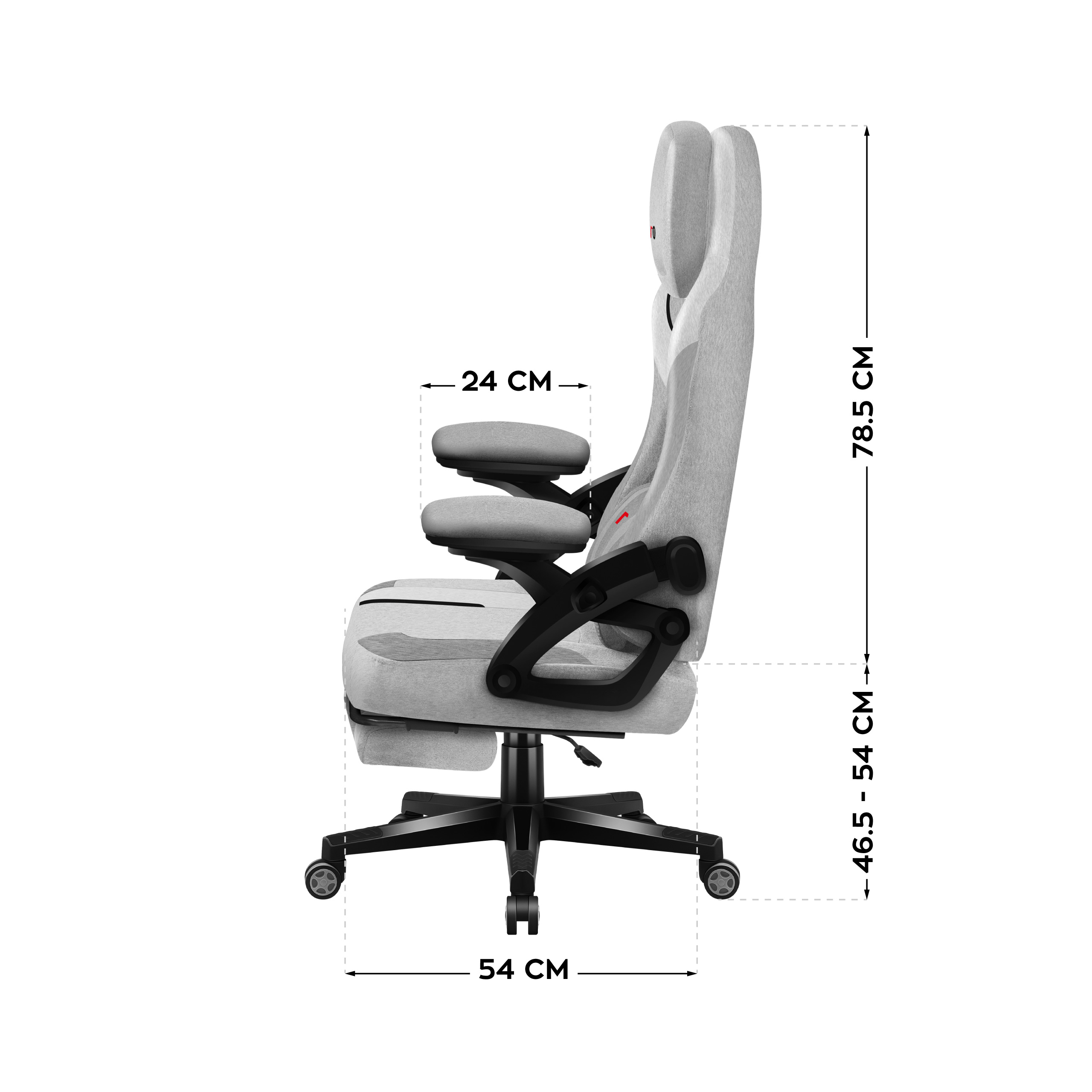 Wymiary fotela Force 4.6