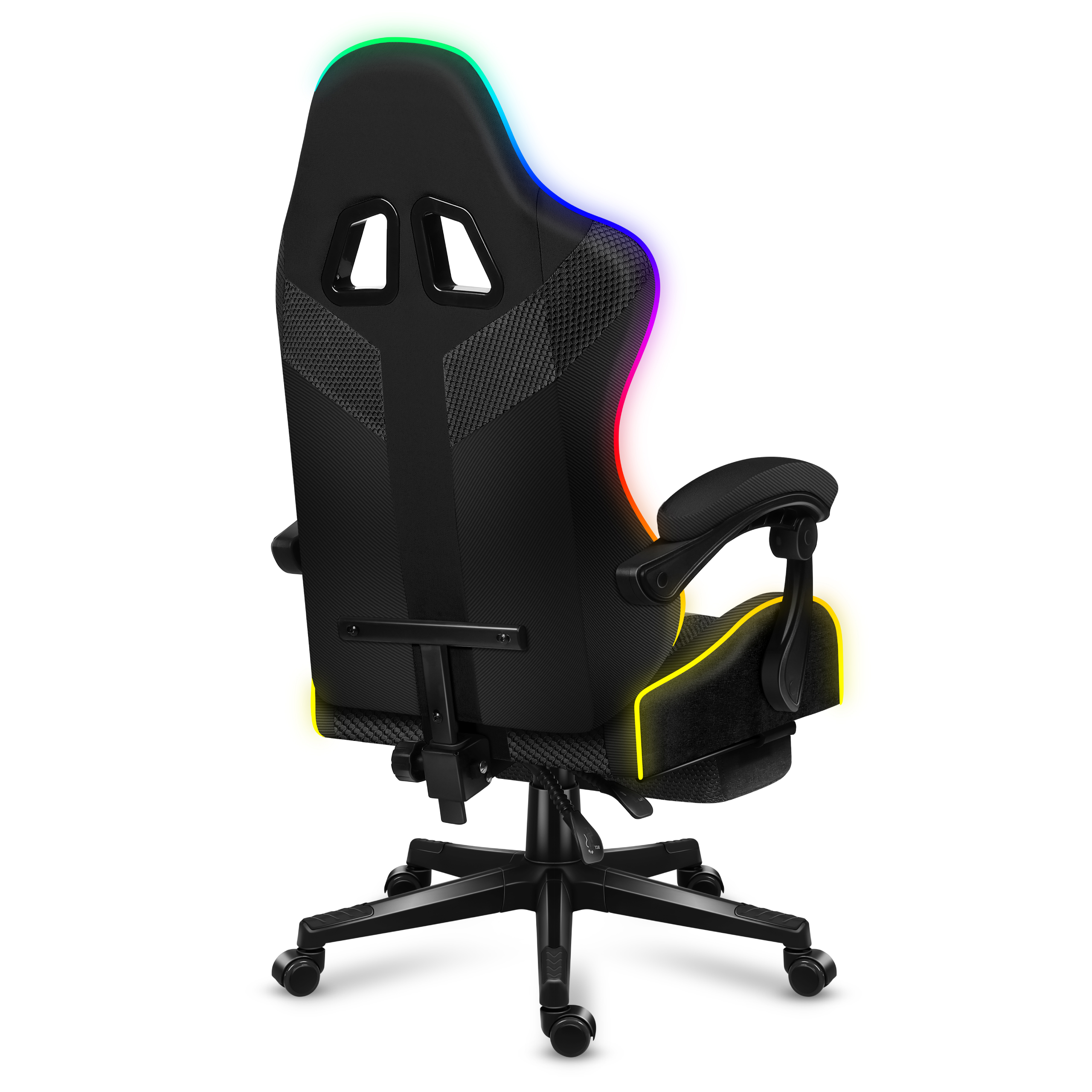 Tył fotela gamingowego Huzaro Force 4.7 RGB Mesh