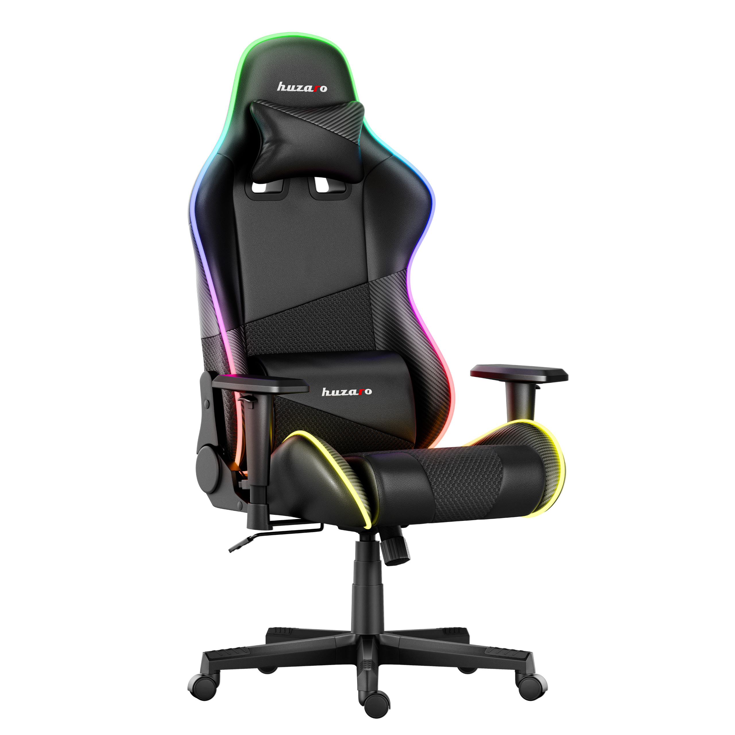 Fotel dla gracza Huzaro Force 6.2 White RBG