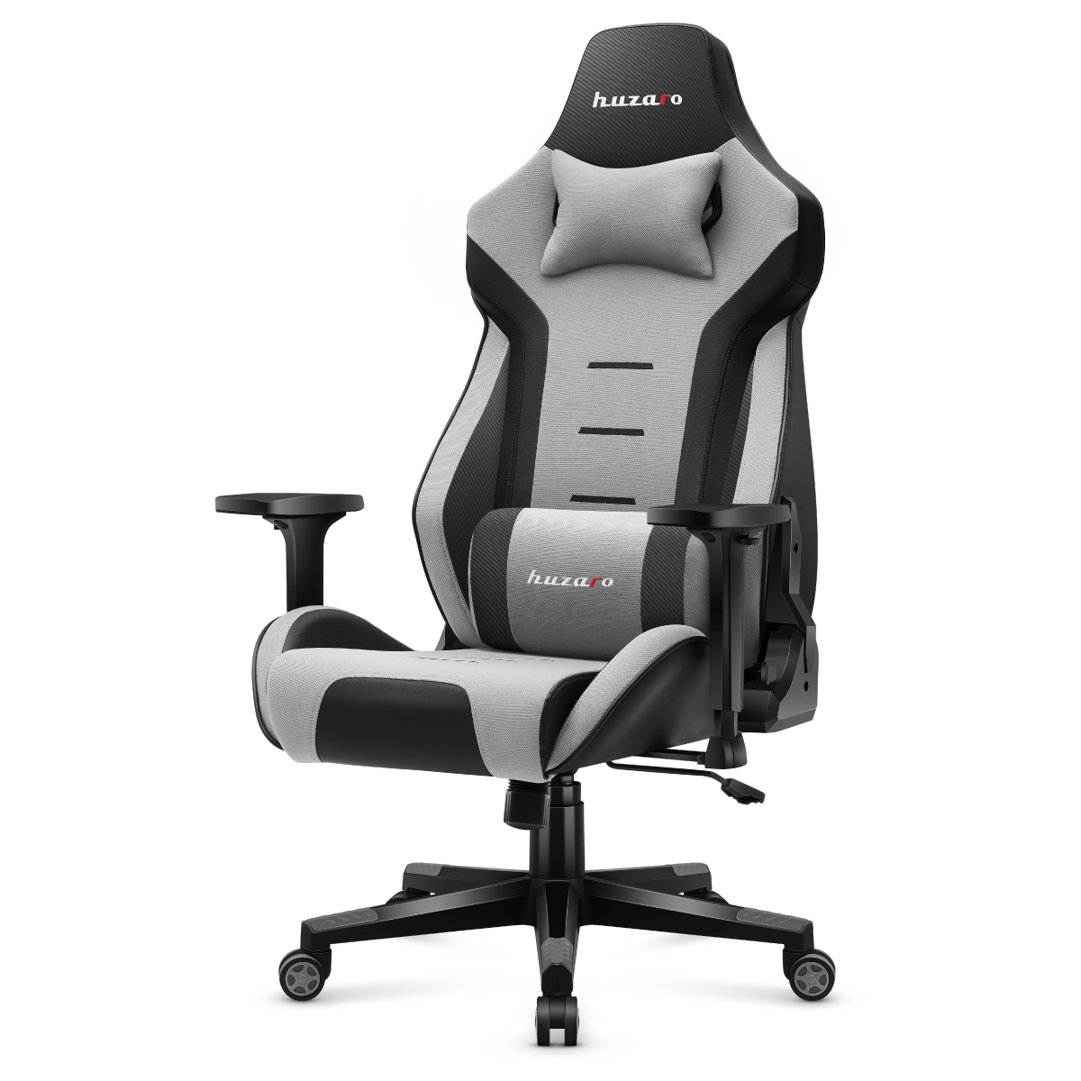 Lewy skos fotela gamingowego Huzaro Force 7.6 Grey