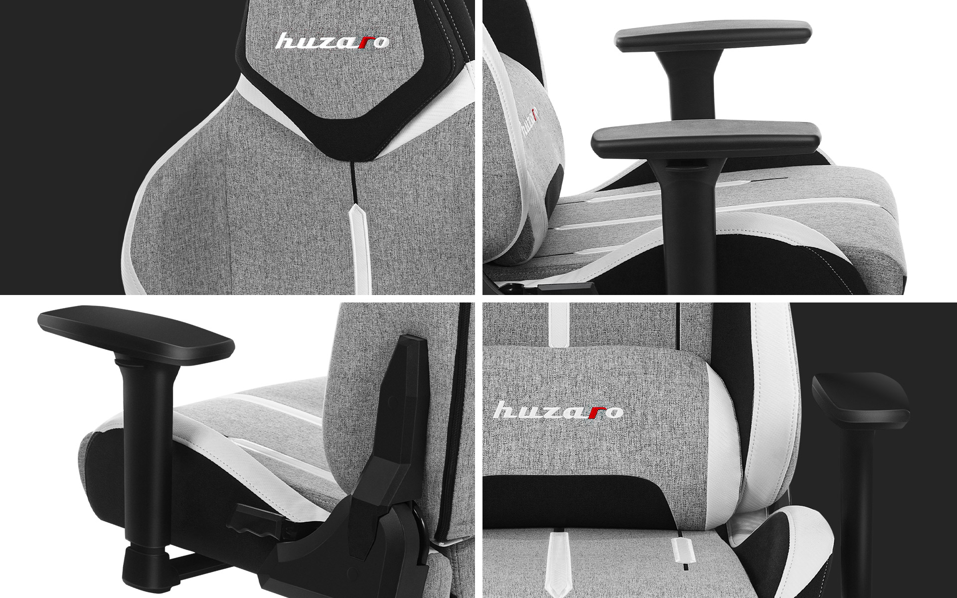 Zbliżenia na fotel Huzaro Force 7.9 Grey Mesh