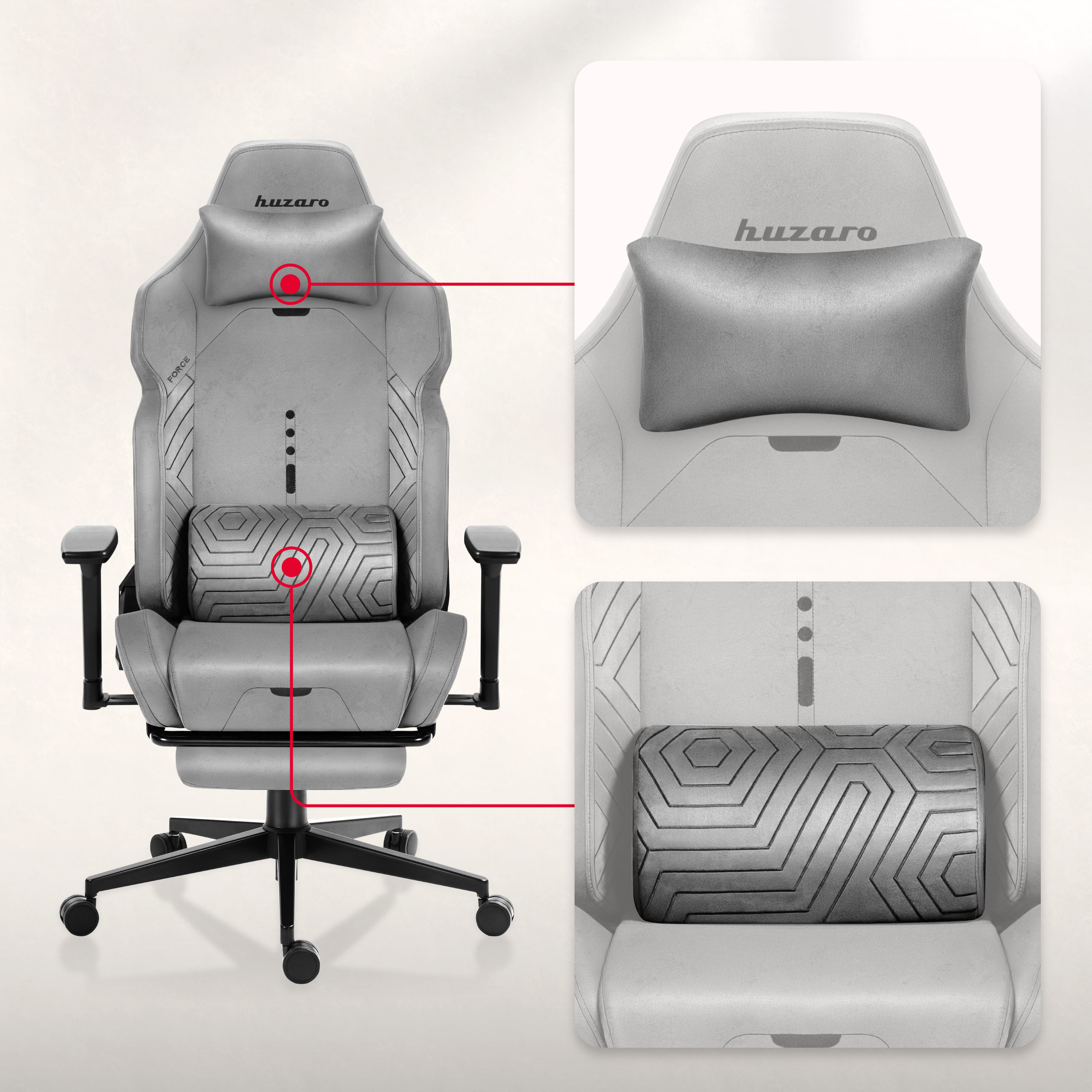 Ergonomiczny fotel gamingowy Force 6.2