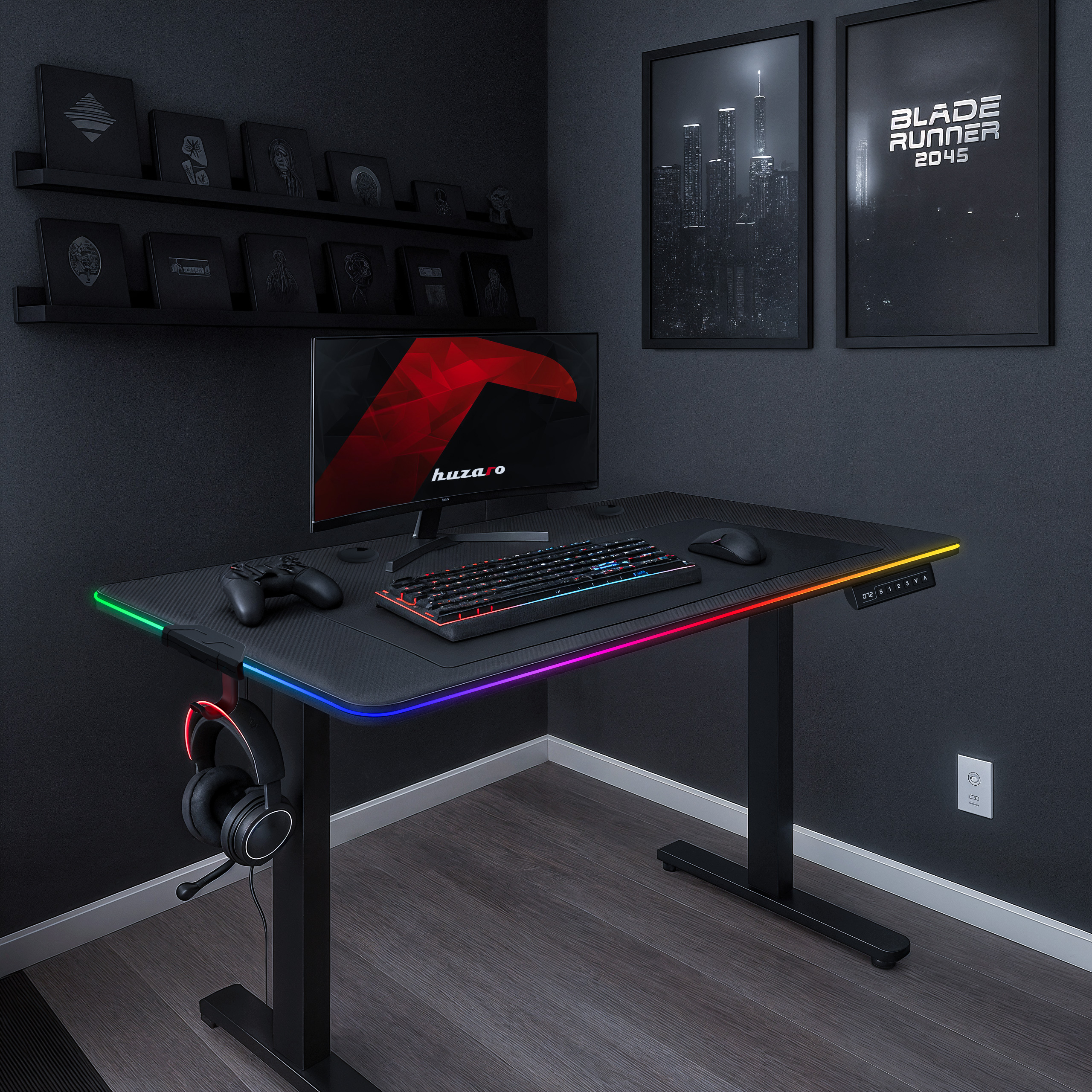 Oświetlenie RGB Led sterowane za pomocą jednego przycisku