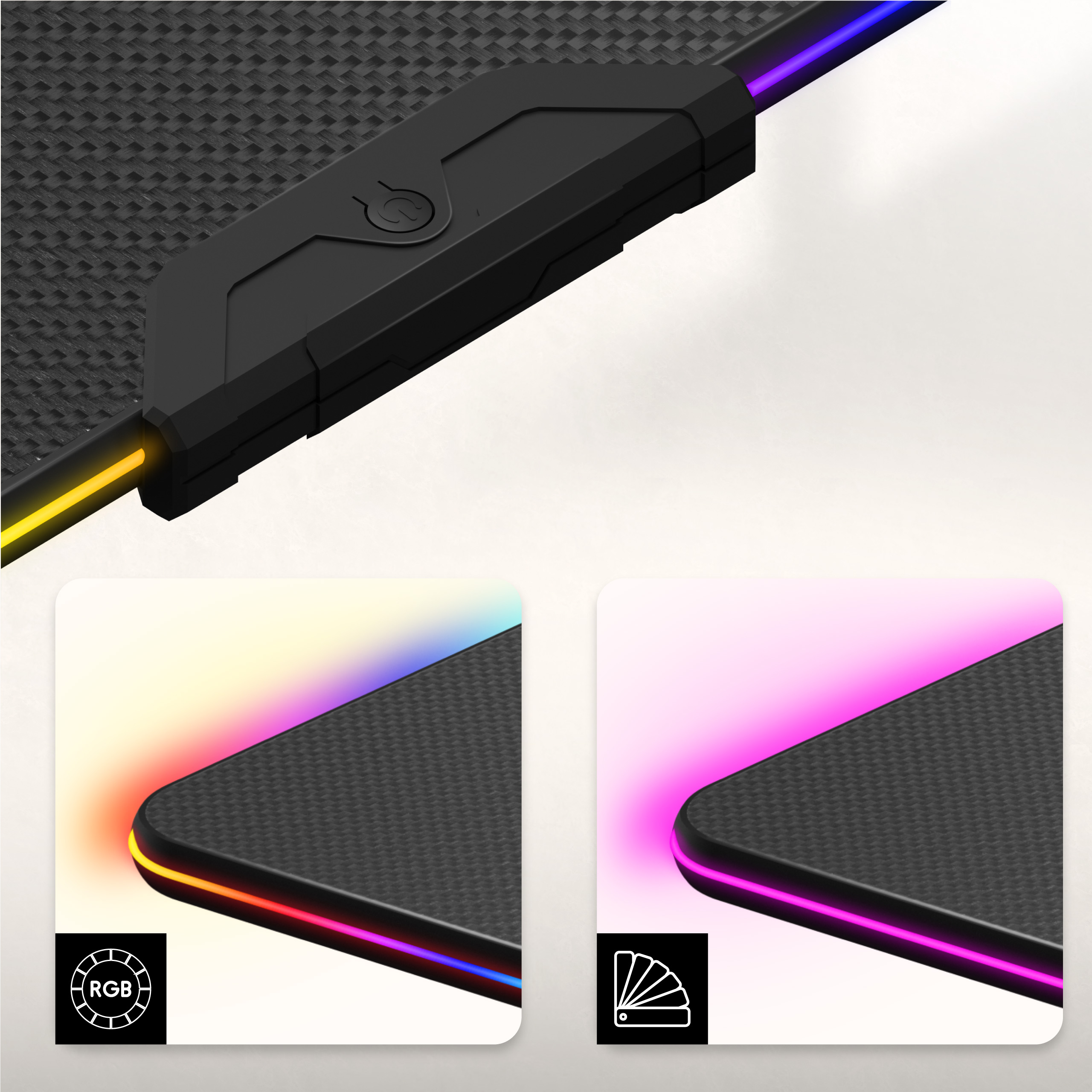 Oświetlenie RGB Led sterowane za pomocą jednego przycisku