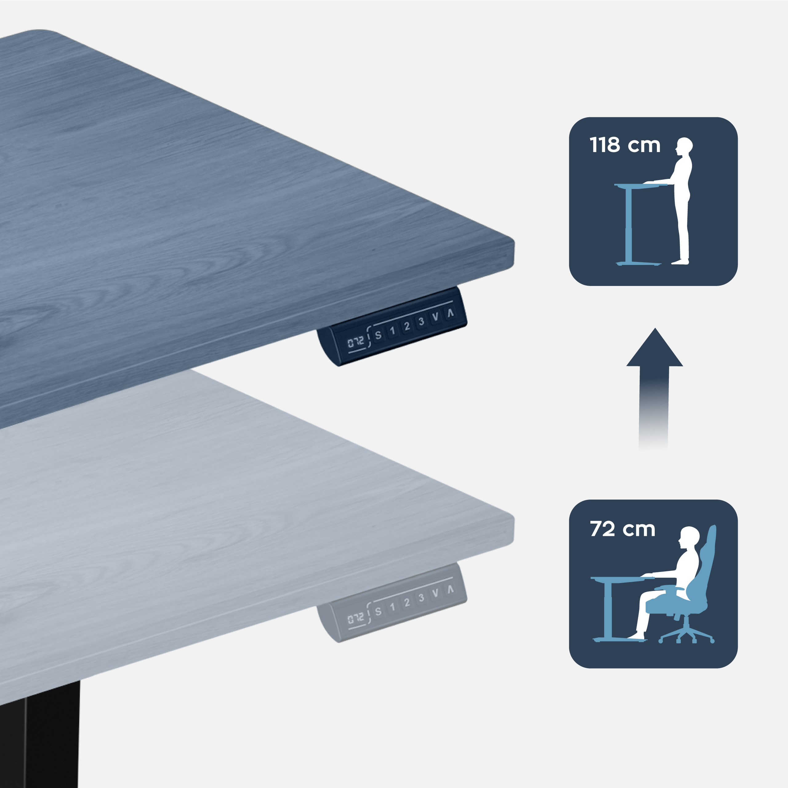 Regulacja wysokości biurka w Mark Adler Leader 7.0