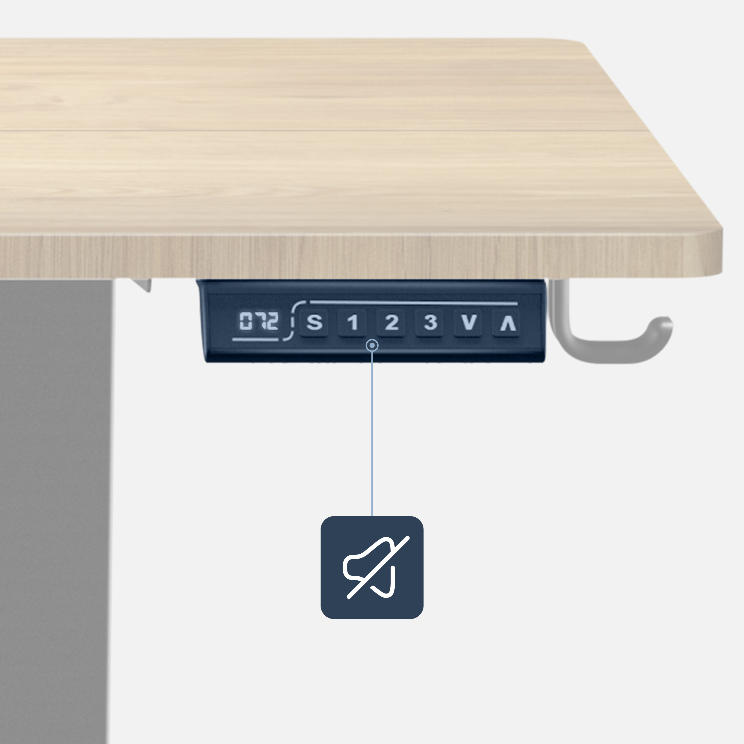 Panel sterowania biurkiem w Mark Adler Leader 7.0