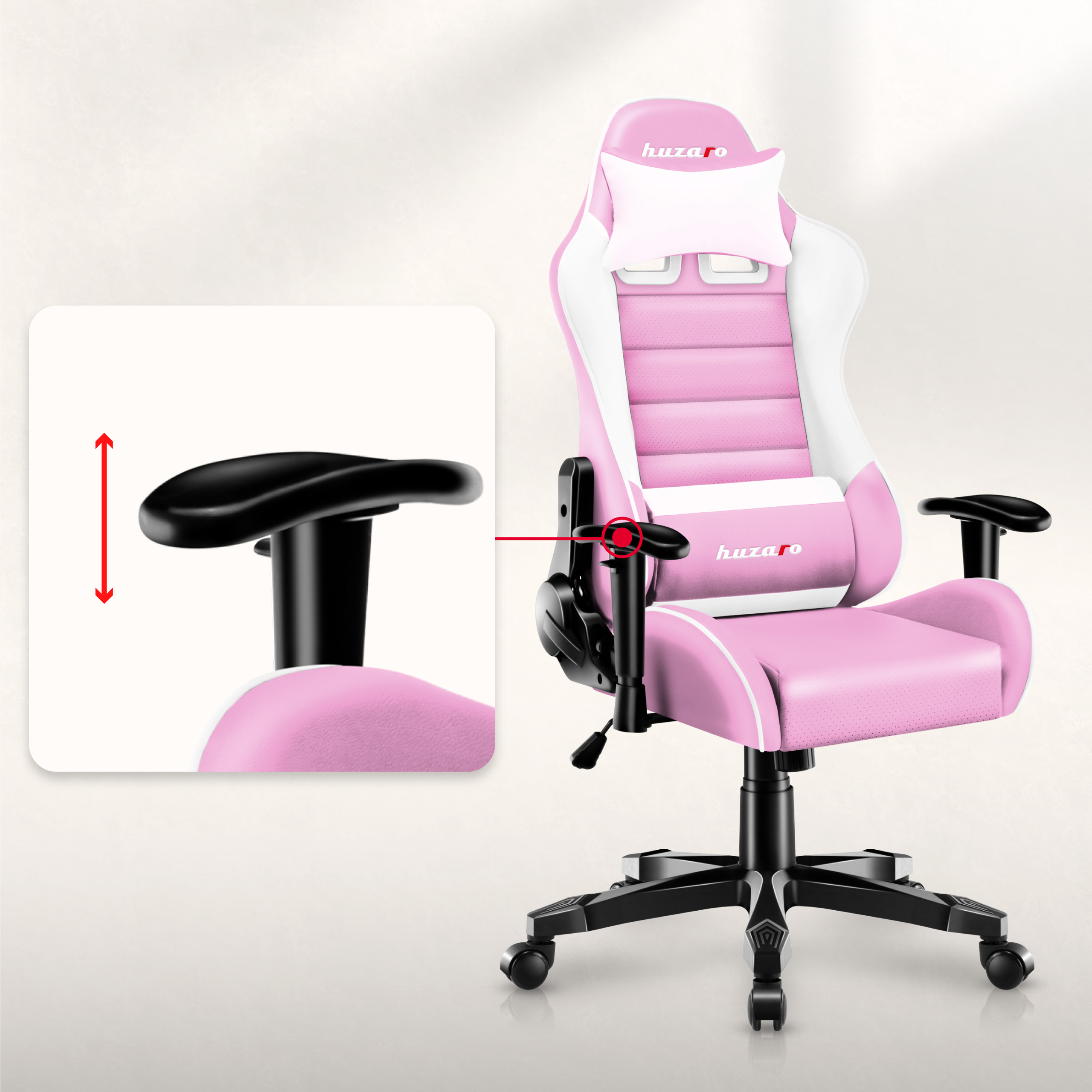 Podłokietnik do fotela Ranger 6.0 Pink