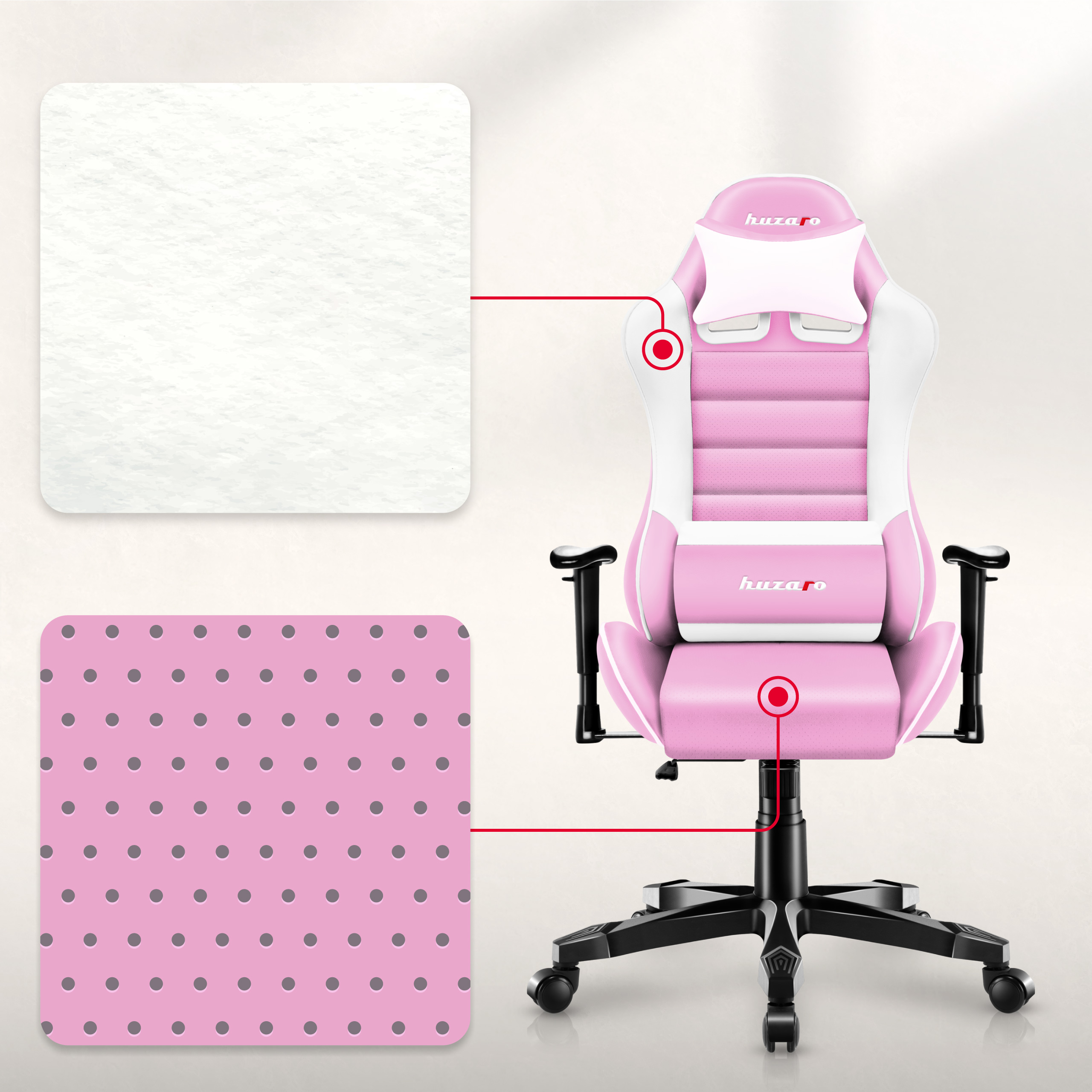 Ranger 6.0 Pink z materiałami