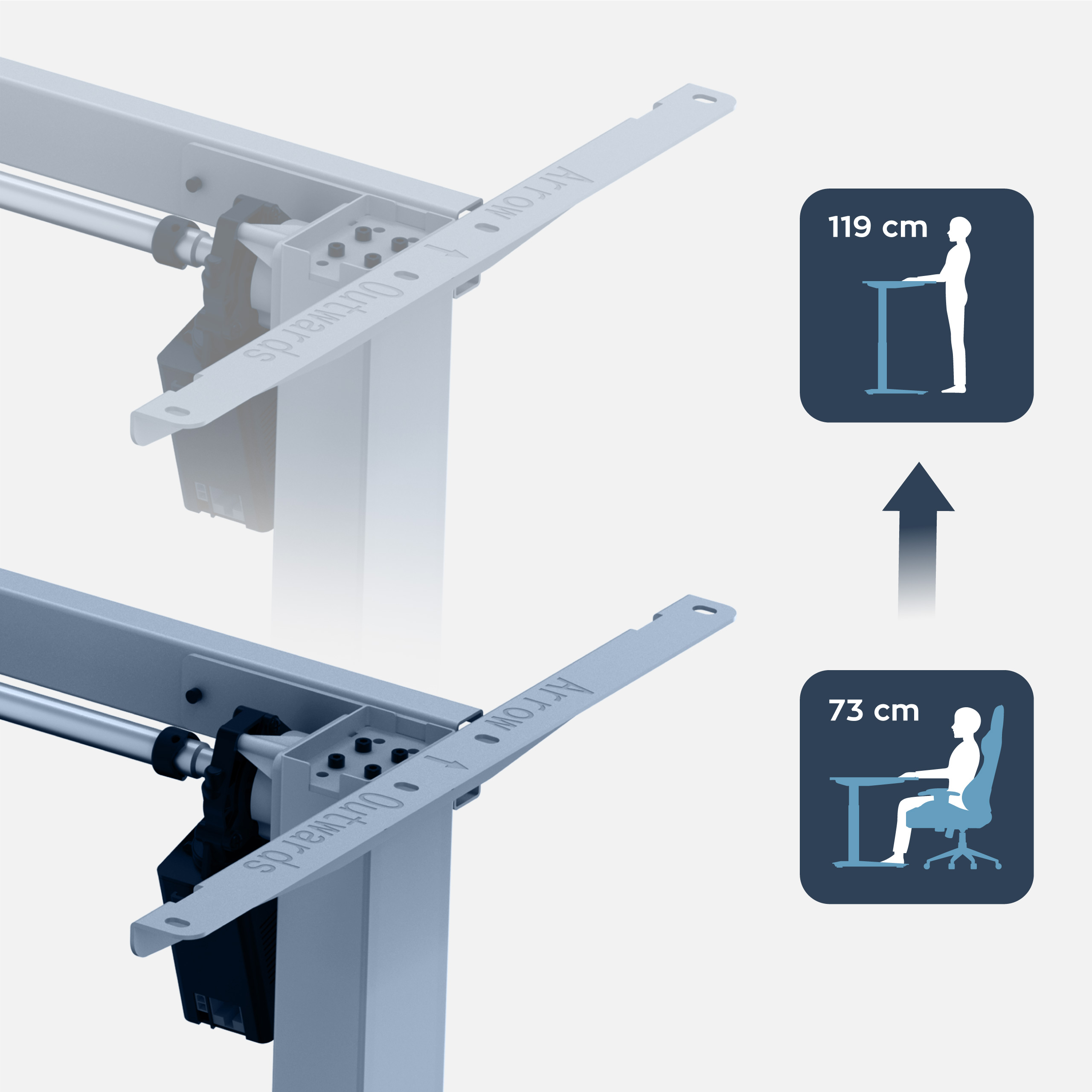 Stelaż elektryczny z regulacją wysokości Xeno 2.1
