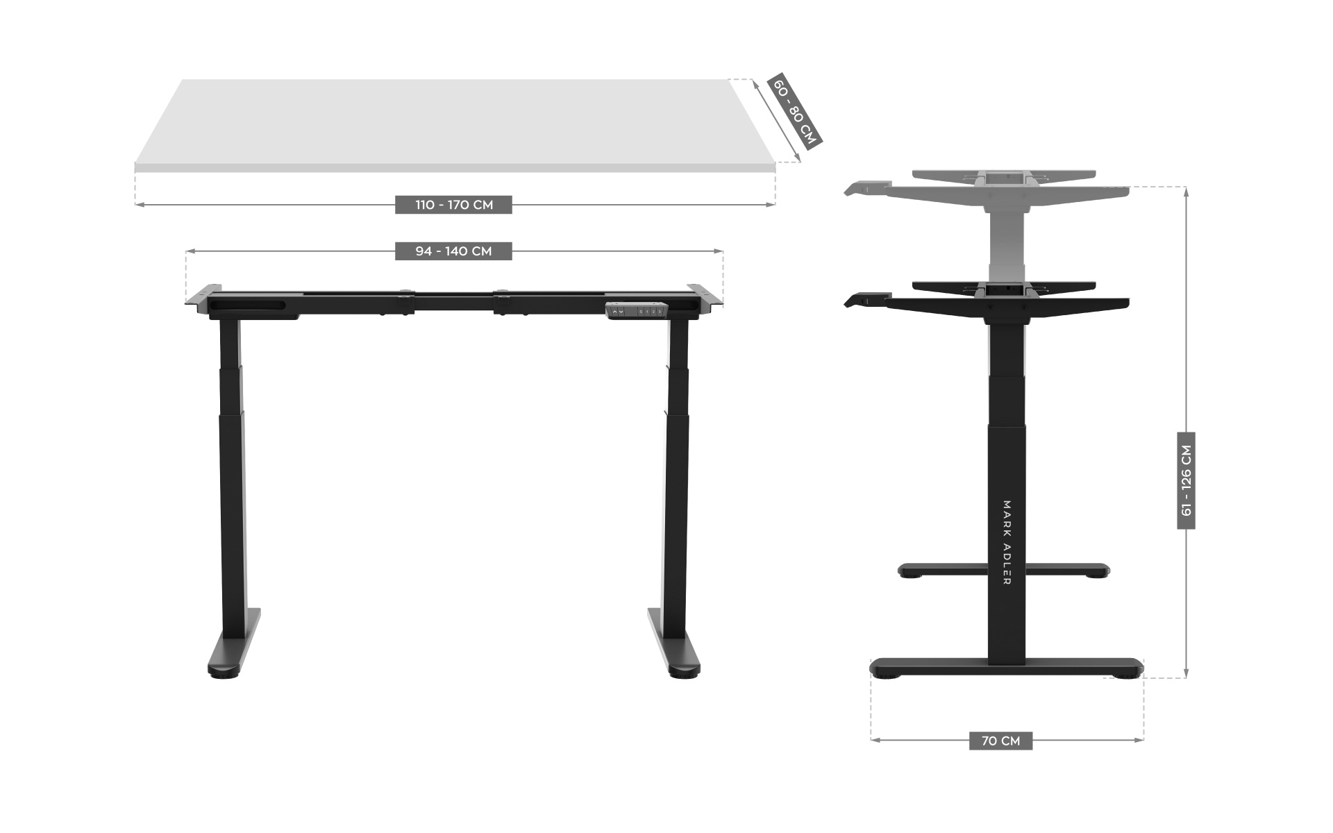 Wymiary Mark Adler Xeno 6.0