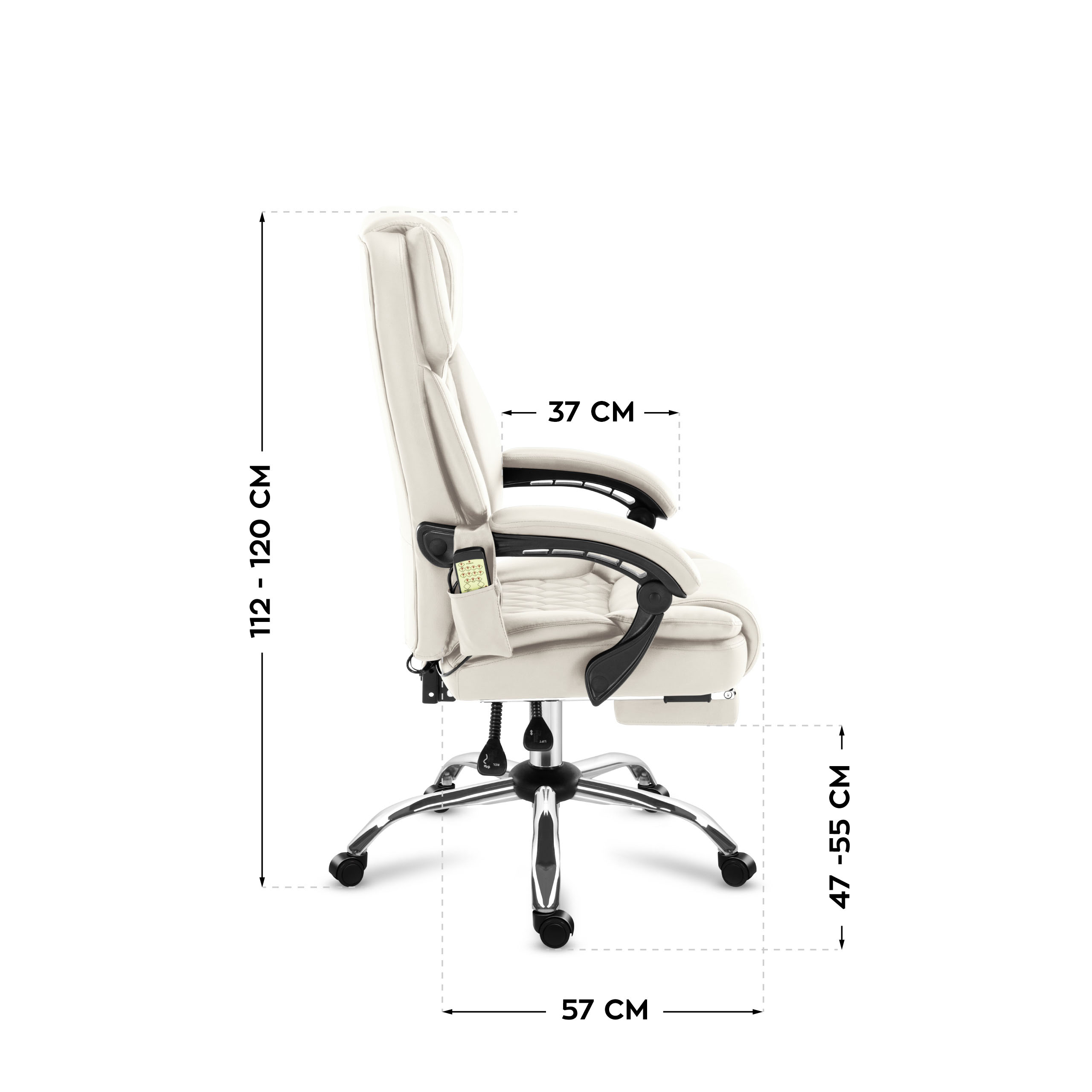 Wymiary fotela Boss 6.0