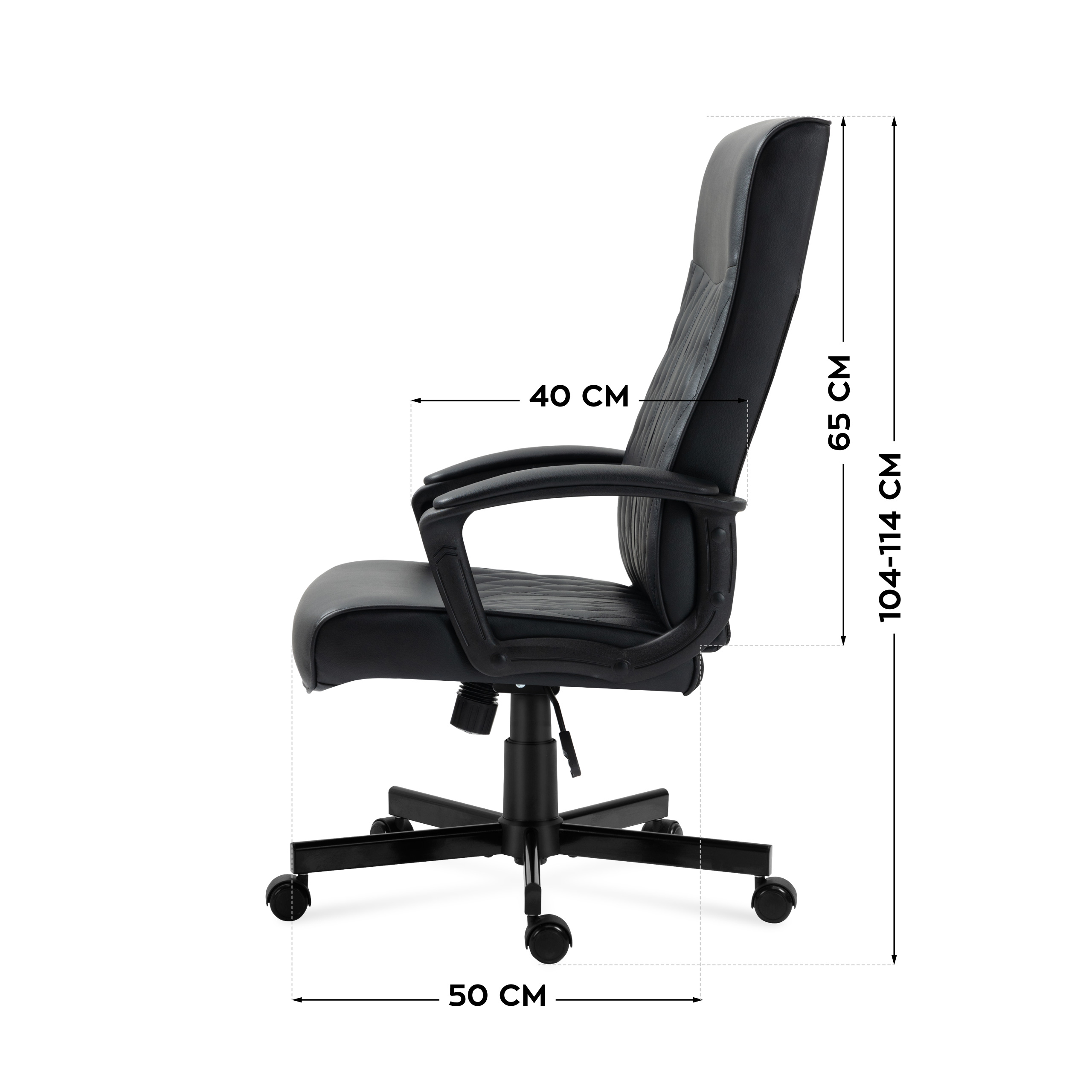 Wymiary fotela Mark Adler Boss 3.2