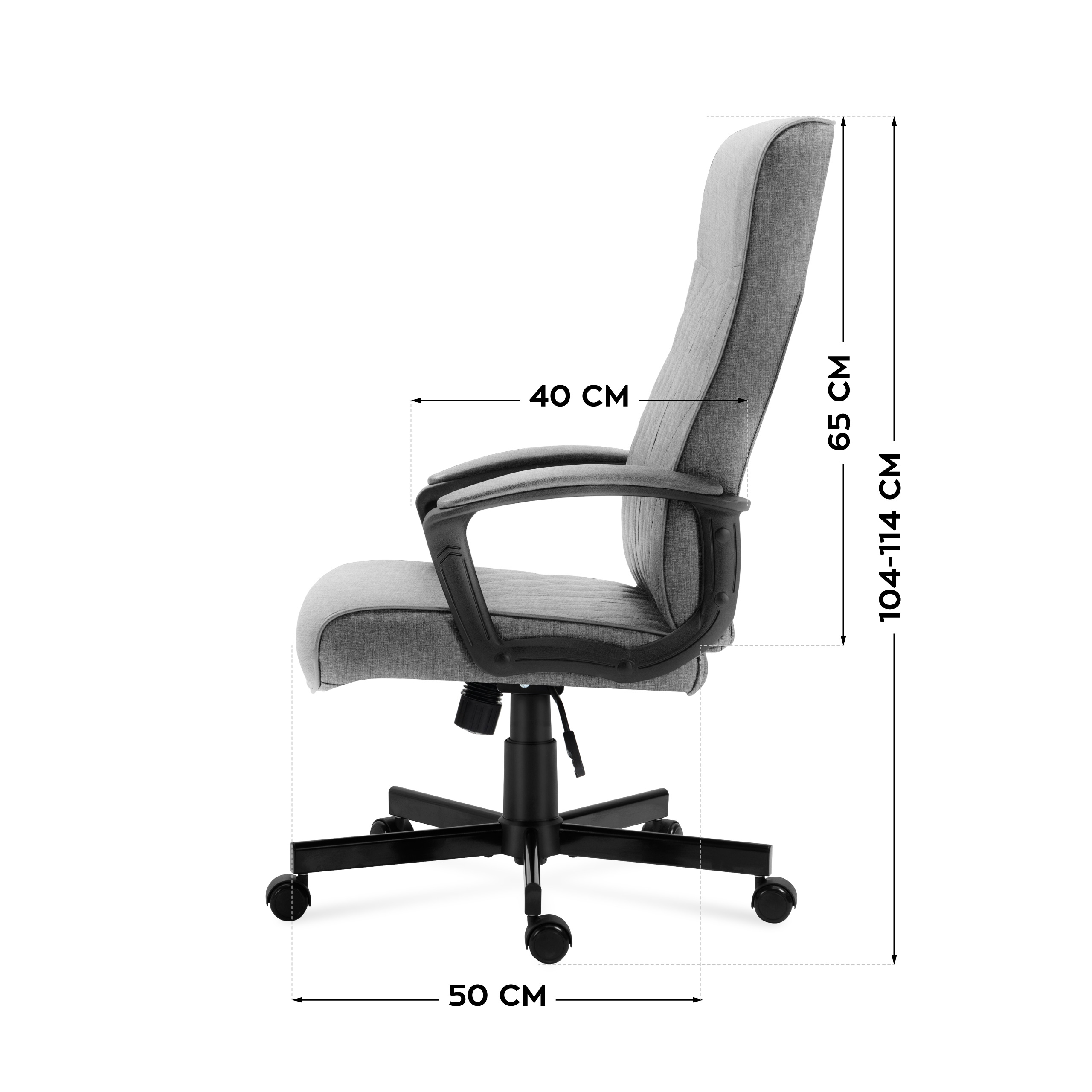 Wymiary fotela Mark Adler Boss 3.2