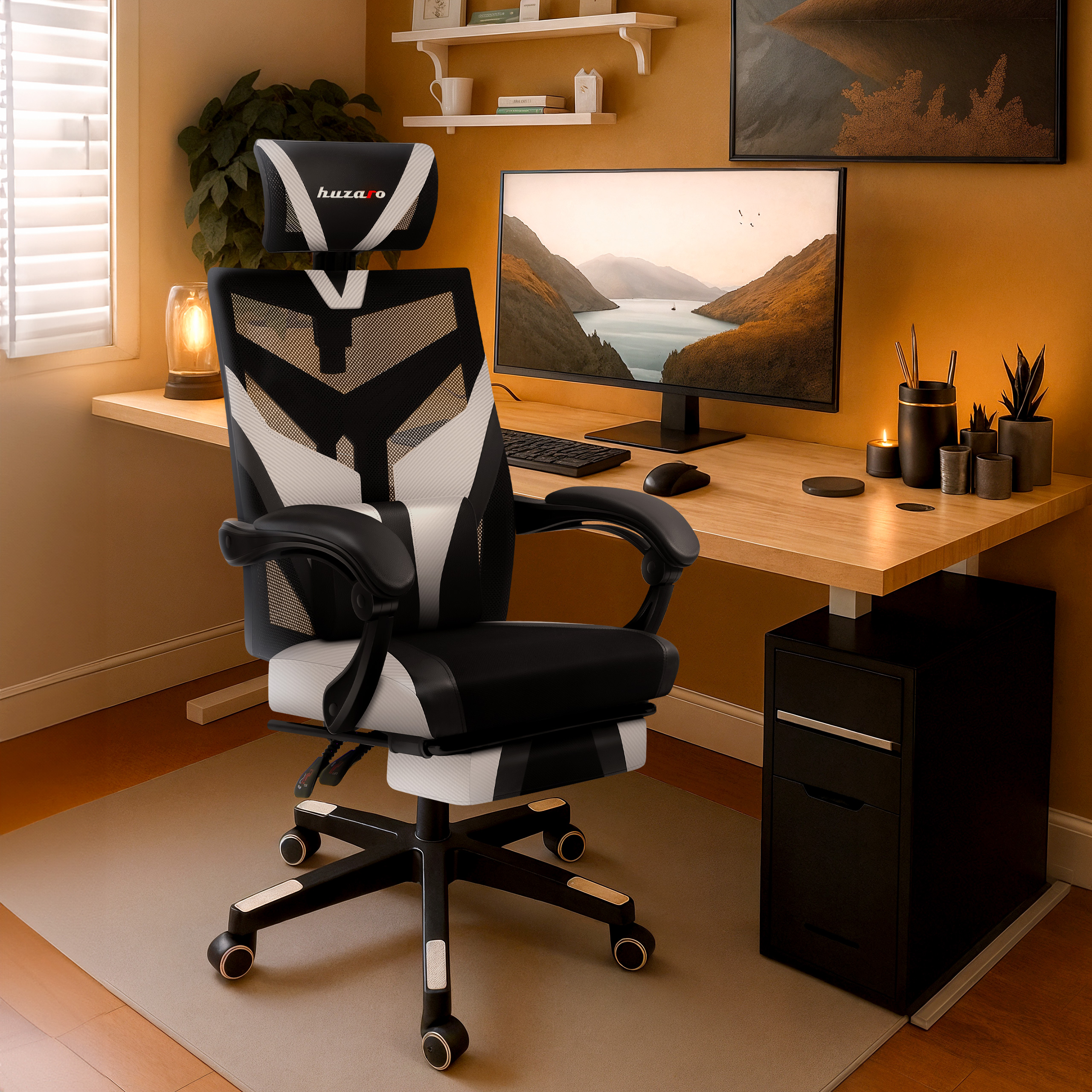 Materiały użyte w fotelu Combat 5.0 White