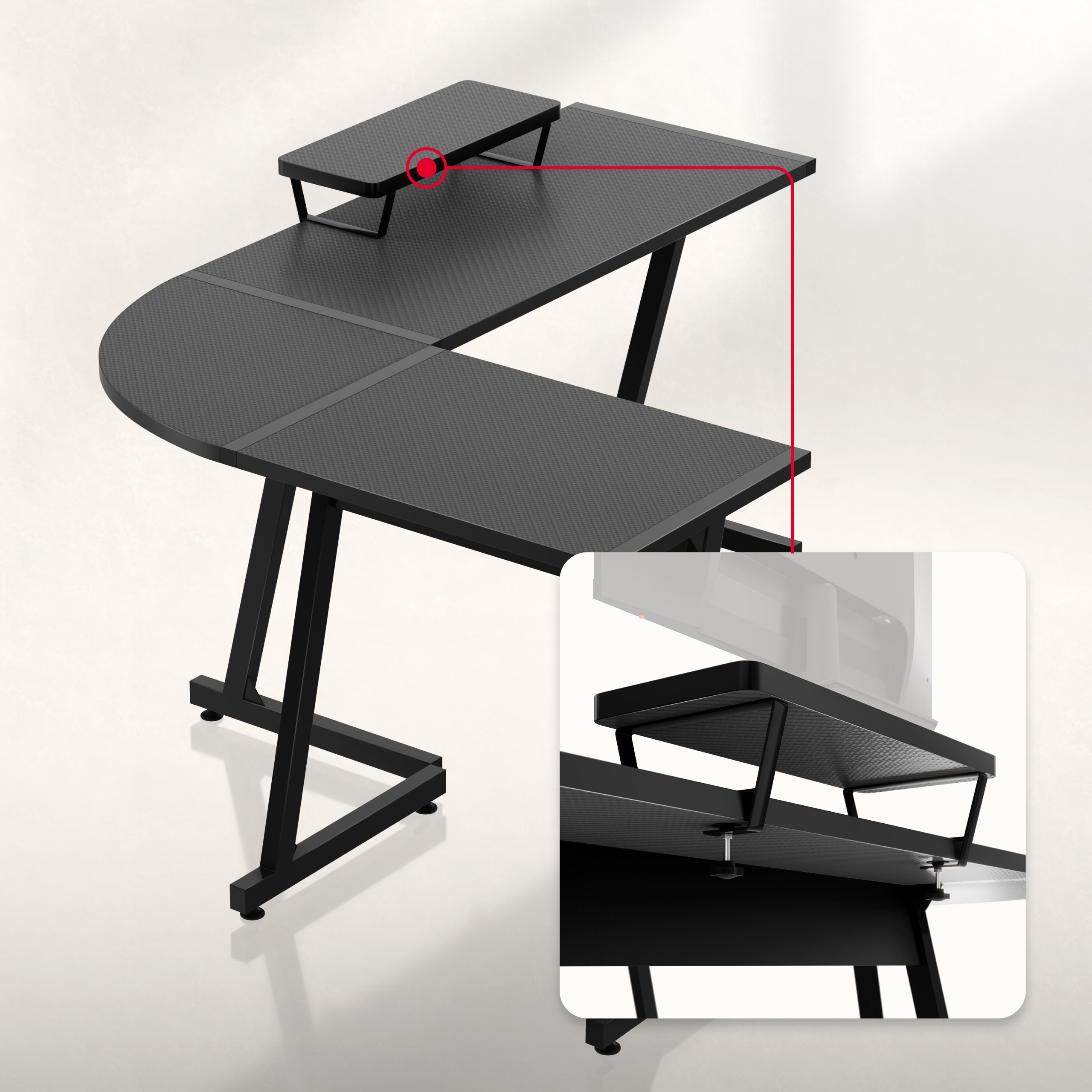 Hero 6.0 biurko narożnikowe