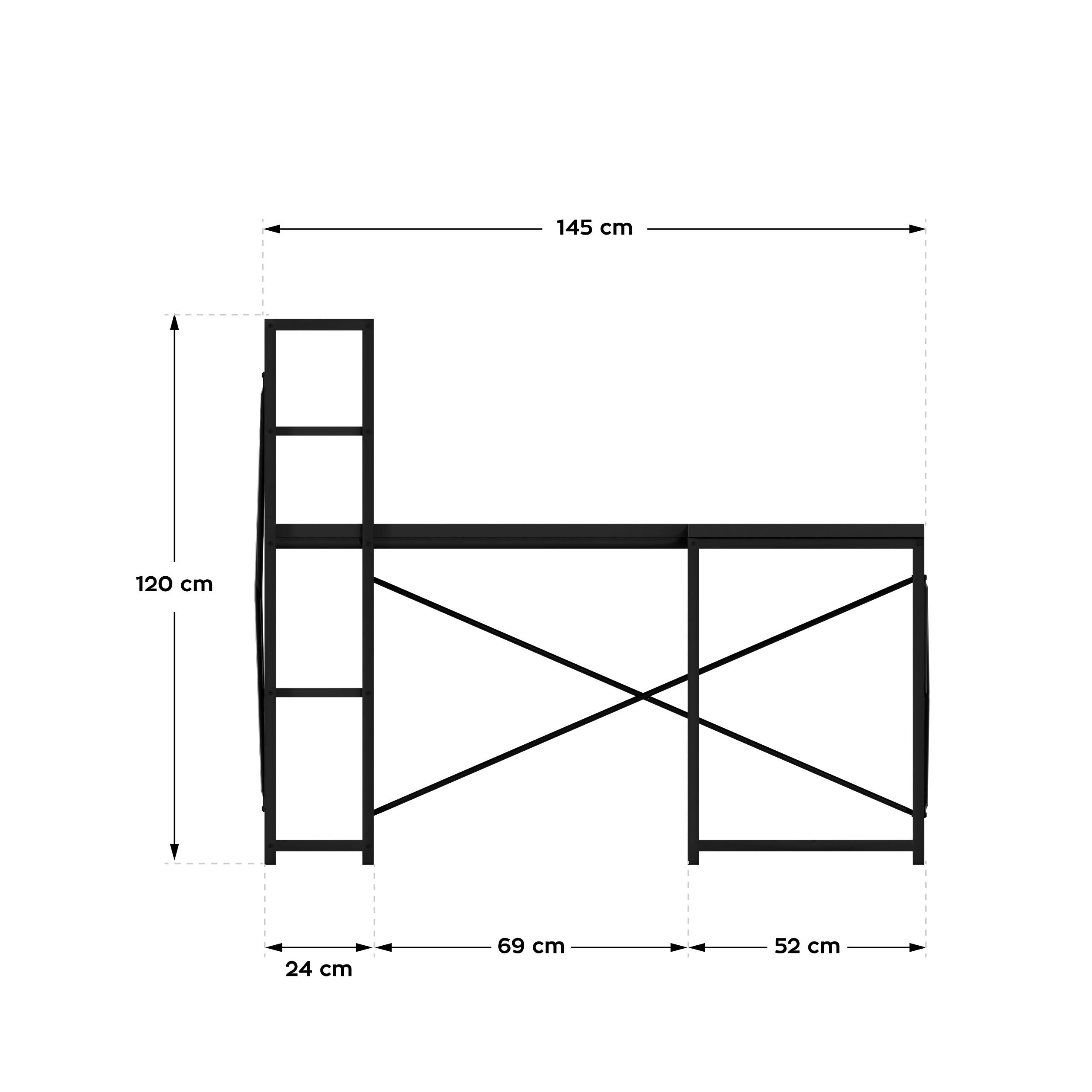 Wymiary biurka Leader 5.9