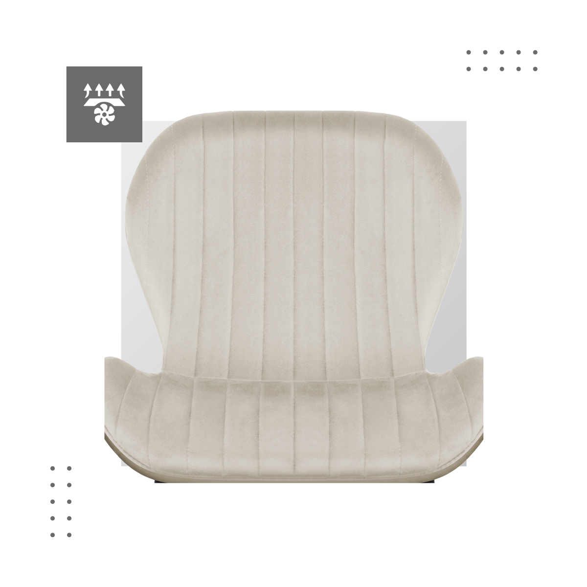 Cyrkulacja powietrza w Prince 2.0 grey