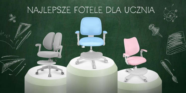 Najlepsze fotele do nauki dla ucznia - ranking